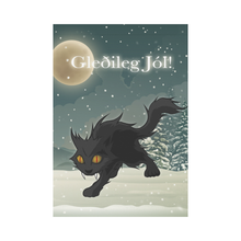 Load image into Gallery viewer, Iceland Yule Cat Garden Flag - Gledileg Jol | HOT Sale