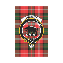 Load image into Gallery viewer, Nisbet Tartan Flag Clan Badge K7