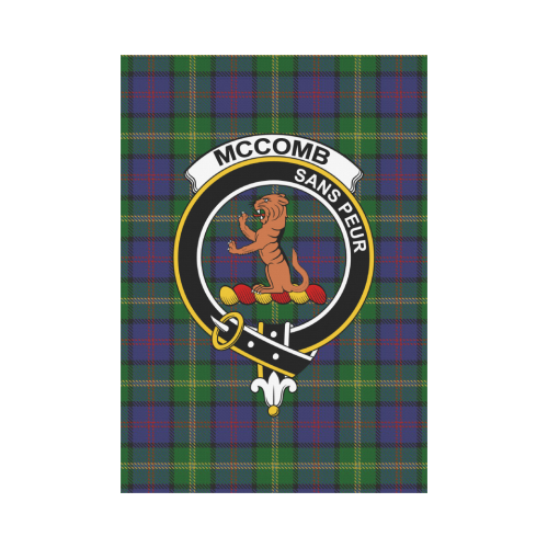 McComb Tartan Flag Clan Badge