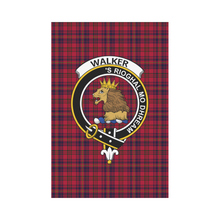 Load image into Gallery viewer, Walker Tartan Flag - Clan Badge K7