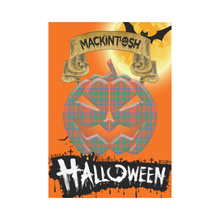 Load image into Gallery viewer, MacKintosh Ancient Tartan Jack O' Lantern Garden Flag / Halloween Home Decor NN6