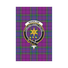 Load image into Gallery viewer, Wardlaw Tartan Flag Clan Badge