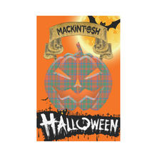 Load image into Gallery viewer, MacKintosh Ancient Tartan Jack O' Lantern Garden Flag / Halloween Home Decor NN6