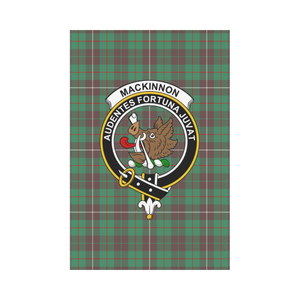 MacKinnon Hunting Ancient Tartan Flag Clan Badge