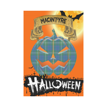 Load image into Gallery viewer, MacIntyre Hunting Ancient Tartan Jack O' Lantern Garden Flag / Halloween Home Decor NN6
