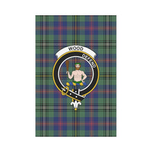 Load image into Gallery viewer, Wood Tartan Flag Clan Badge