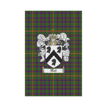 Load image into Gallery viewer, Hall Tartan Flag Clan Badge