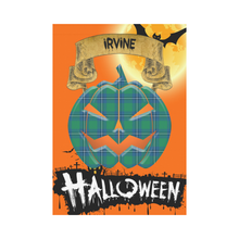 Load image into Gallery viewer, Irvine Ancient Tartan Jack O' Lantern Garden Flag / Halloween Home Decor NN8