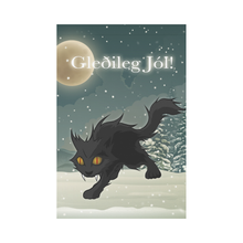 Load image into Gallery viewer, Iceland Yule Cat Garden Flag - Gledileg Jol | HOT Sale