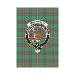 MacKinnon Hunting Ancient Tartan Flag Clan Badge K7