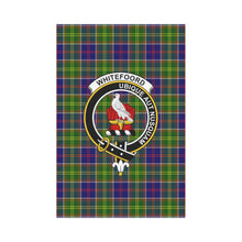 Load image into Gallery viewer, Whitefoord Tartan Flag Clan Badge