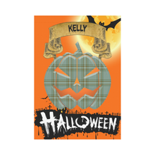 Load image into Gallery viewer, Kelly Dress Tartan Jack O' Lantern Garden Flag / Halloween Home Decor NN8