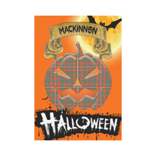 Load image into Gallery viewer, MacKinnon Ancient Tartan Jack O' Lantern Garden Flag / Halloween Home Decor NN6