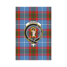 Load image into Gallery viewer, Skirving Tartan Flag Clan Badge