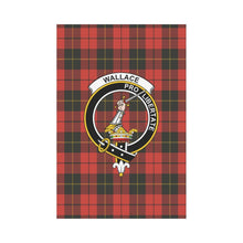 Load image into Gallery viewer, Wallace Tartan Flag Clan Badge