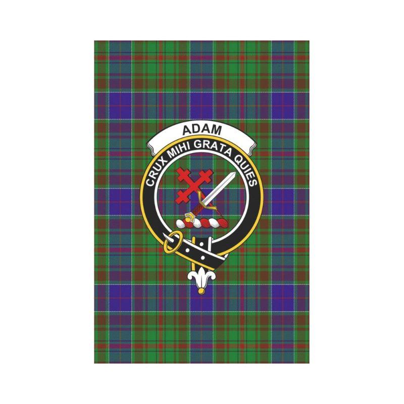 Adam Tartan Flag Clan Badge