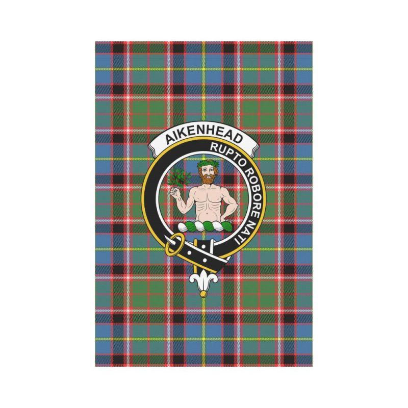Aikenhead Tartan Flag Clan Badge