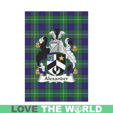 Load image into Gallery viewer, Alexander Tartan Flag Clan Badge K7