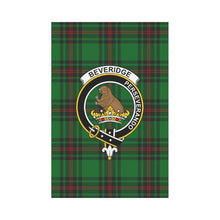 Load image into Gallery viewer, Beveridge Tartan Flag Clan Badge