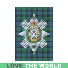 Load image into Gallery viewer, Black Watch Tartan Flag Clan Badge K7