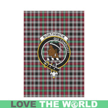 Load image into Gallery viewer, Borthwick Tartan Flag Clan Badge K7