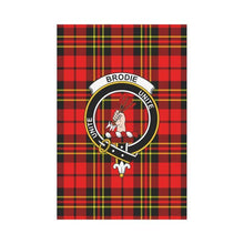 Load image into Gallery viewer, Brodie Tartan Flag Clan Badge