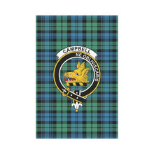 Load image into Gallery viewer, Campbell Tartan Flag Clan Badge
