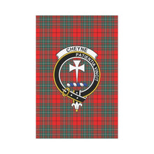 Load image into Gallery viewer, Cheyne Tartan Flag Clan Badge
