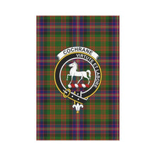 Load image into Gallery viewer, Cochcrane Tartan Flag Clan Badge