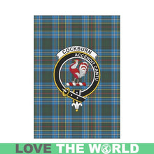 Load image into Gallery viewer, Cockburn Tartan Flag Clan Badge K7