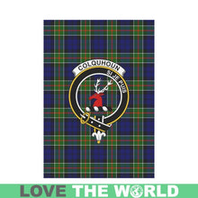 Load image into Gallery viewer, Colquhoun Tartan Flag Clan Badge K7