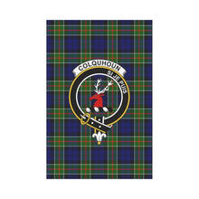 Load image into Gallery viewer, Colquhoun Tartan Flag Clan Badge