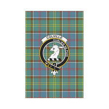 Load image into Gallery viewer, Colville Tartan Flag Clan Badge