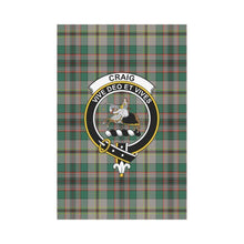 Load image into Gallery viewer, Craig Tartan Flag Clan Badge