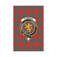 Load image into Gallery viewer, Cumming Tartan Flag Clan Badge