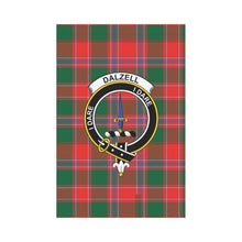 Load image into Gallery viewer, Dalziel Tartan Flag Clan Badge
