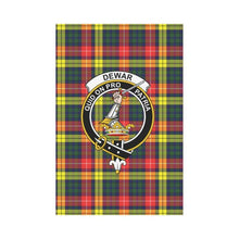 Load image into Gallery viewer, Dewar Tartan Flag Clan Badge