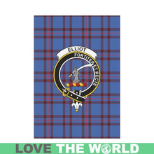 Load image into Gallery viewer, Elliot Tartan Flag Clan Badge K7