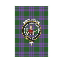 Load image into Gallery viewer, Elphinstone Tartan Flag Clan Badge