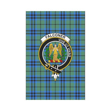 Load image into Gallery viewer, Falconer Tartan Flag Clan Badge