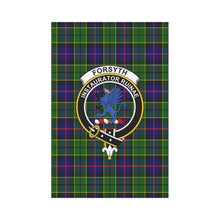 Load image into Gallery viewer, Forsyth Tartan Flag Clan Badge