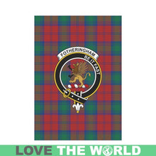 Load image into Gallery viewer, Fotheringham Tartan Flag Clan Badge K7