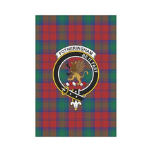Load image into Gallery viewer, Fotheringham Tartan Flag Clan Badge