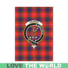 Load image into Gallery viewer, Fraser Of Lovat Tartan Flag Clan Badge K7