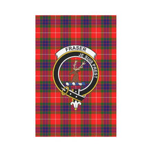 Load image into Gallery viewer, Fraser Of Lovat Tartan Flag Clan Badge