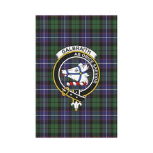 Load image into Gallery viewer, Galbraith Tartan Flag Clan Badge