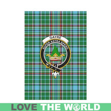 Load image into Gallery viewer, Gayre Tartan Flag Clan Badge K7