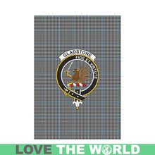 Load image into Gallery viewer, Gladstone Tartan Flag Clan Badge K7