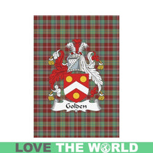 Load image into Gallery viewer, Golden Tartan Clan Badge Garden Flag Th1 One Size / Golden Garden Flag 12X18Without Flagpole Flags