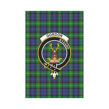 Load image into Gallery viewer, Gordon Tartan Clan Badge Garden Flag Th1 One Size / Gordon Modern Garden Flag 12X18Without Flagpole